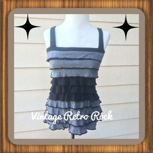 Anthropologie Weston Wear Rippling Ruffle Tank